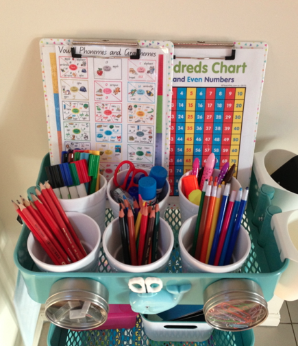 The Homework Station @ theorganisednest.com