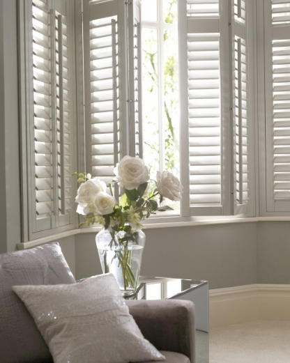 White Plantation Shutters, if only they weren't so expensive! 
